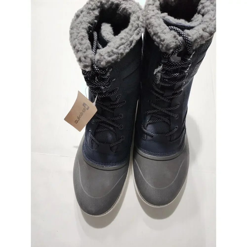 Men Sz 10 Quicksilver Winter Snow Boots Sub Zero Hi Multi Waterproof CQ10279M-DV